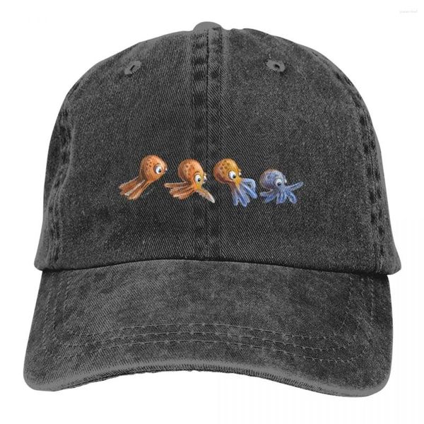 Ball Caps Octavio Beyzbol Tepeli Cap Octopus Sun Gölge Şapkaları Erkekler İçin Yaklaşıyor