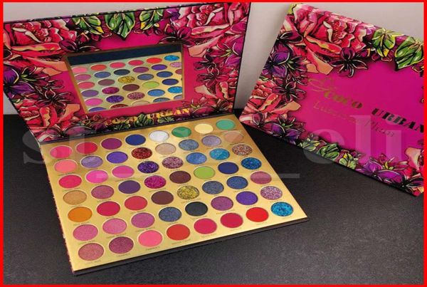 COCOURBAN Beauty Makeup 56 colori Luscious Plum Eyeshadow Palette Glitter Shimmer Matte Eye Shadow Palette Cosmetico ad alta pigmentazione 9140358