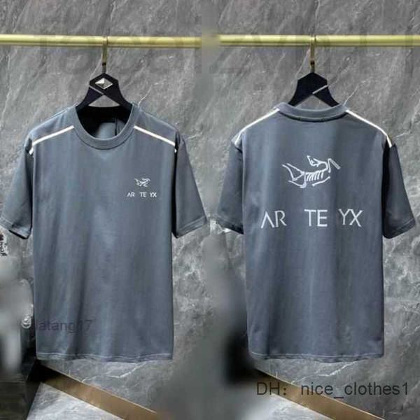 Designer Arc Camiseta Arcterxy Roupas Tees Edição 2023s Versátil Marca de Moda Clássica Colorida Impressão Solta Unisex Alta Qualidade HZMG