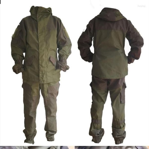 Tute da uomo Gorka-3 Uniforme militare da combattimento Tute Plus Size Camicia da uomo standard russa Pantalone impermeabile205h