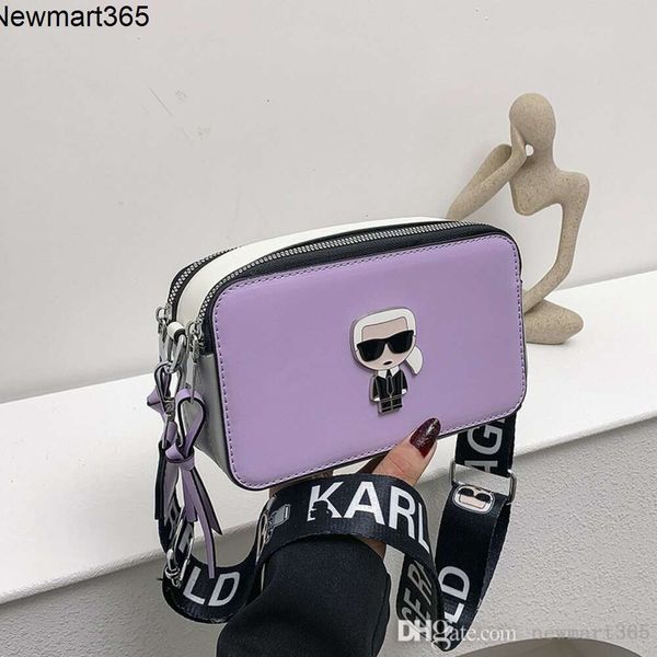 2023 herbst Neue Universal Kleine Quadratische Tasche Design Cartoon Charakter Kamera Tasche Einfache Schulter Umhängetasche Trend