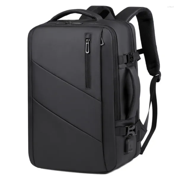 Mochila para ordenador portátil para hombre, bolsas de viaje de negocios ampliables de 16 pulgadas con carga USB, Mochila grande para equipaje, mochilas para hombre