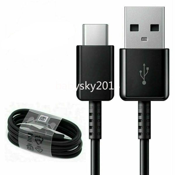 Cabo usb tipo c de 1.2m, 4 pés, carregamento rápido, cabos para samsung s8 s9 s10 s6 s7 note 8 9 s20 s22 s23 htc lg b1