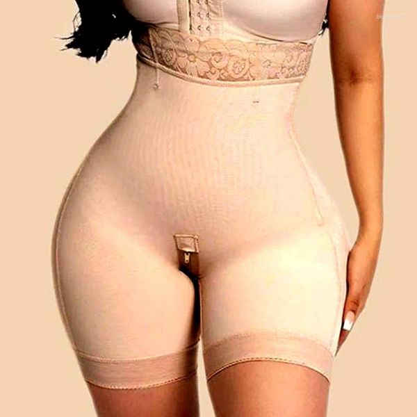 Kadın şekillendiricileri afrulia zayıflama Bulifter Yüksek Bel Eğitmeni Kontrol Panties Şort Vücut Moketer Shapewear Fajas Colombianas kuşakları