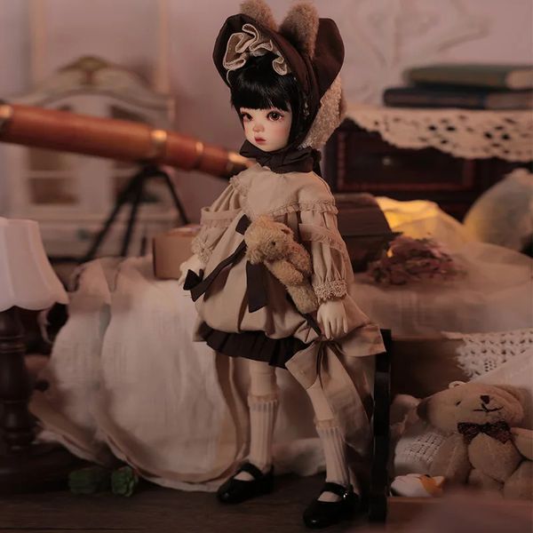 Куклы JOYBJD Niki BJD Doll 16 Fullset 29см Аниме Рисунок YOSD Смола Многофункциональный Европейский лес Ручная работа Faceup Игрушка DIY Подарок 231031