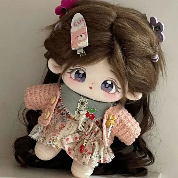 Poppen 20 cm IDol pop anime pluche ster schattig gevuld aanpassing figuur speelgoed katoenen baby knuffels fans collectie cadeau 231030