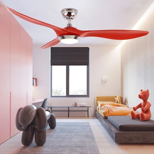 Kolye lambaları Modern Tavan Fanı Işıkları Ev Fuaye Yemek Odası Yatak Odası için Uzaktan Kumanda Aydınlatma
