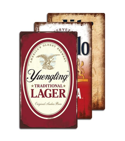 V14 PaintingVintage Many Choice Beer Brand Plaque Whole Customized Blechschild Bar Pub Man Cave Decor 20CM30CM7504054