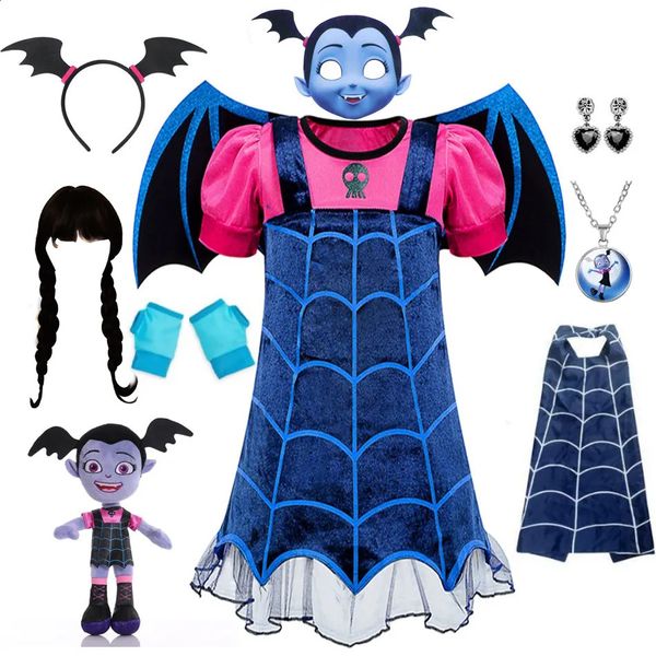 Meninas vestidos de halloween traje festa crianças vestir-se trajes role play cosplay outfits 231030