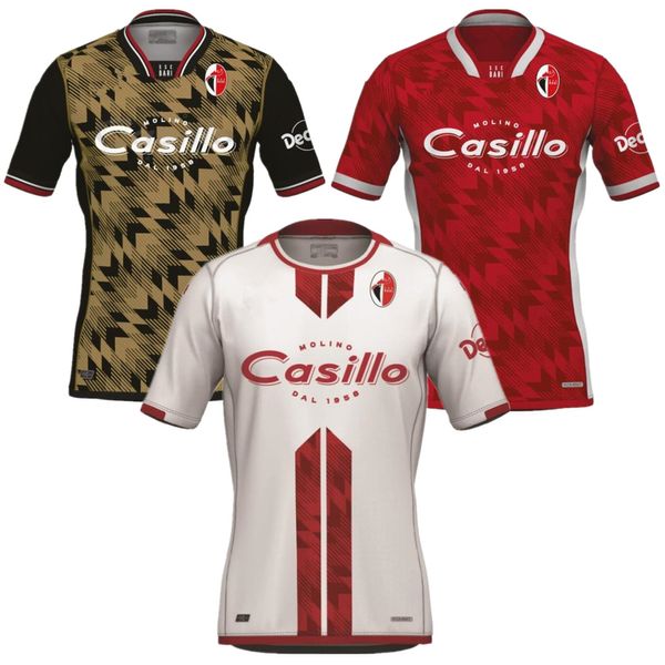 2023 2024 Sportiva Calcio Bari Camisa de futebol Home Away Terceira camisa personalizada