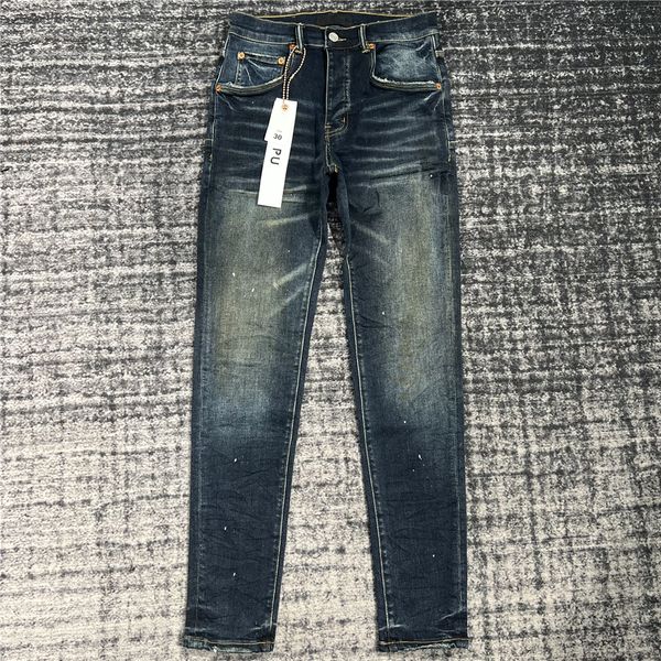 Hosen Designer-Jeans Herren Jeans für Damen trendige Stretch High Waist Slim Fit Old Washed Ripped Hole Baumwolle Weiß Schwarz Grau Röhrenjeans Denim Tears Designerhose 30 38