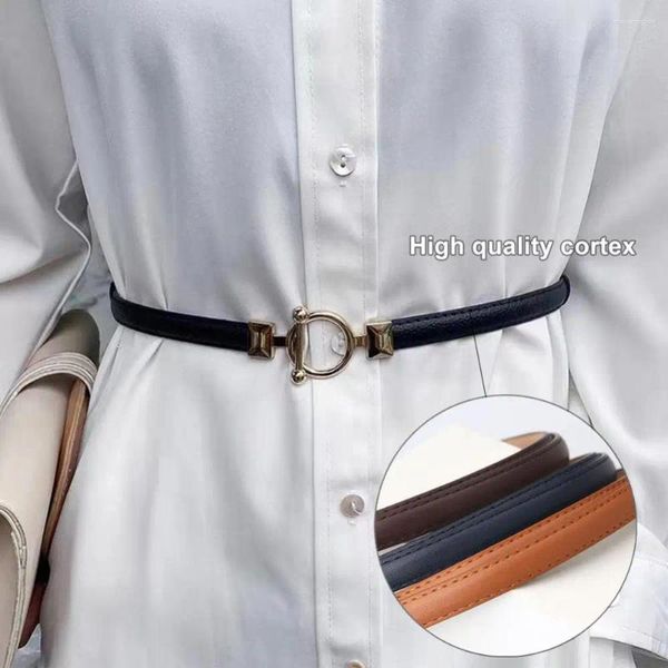 Cinture Cintura regolabile alla moda per donna Vari modelli con fibbia in metallo Versatile multi-scena Cintura decorativa casual in vita