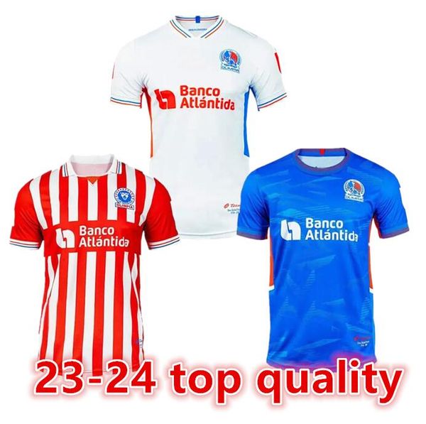 2023 24 CD Olimpia Honduras Soccer Jerseys Home Away New Sport Nunez Beckeles Paz Figueroa M.Pinto de Pressball Honduras 2023 24 футбольная рубашка униформа мужчин S-XXL TOP666