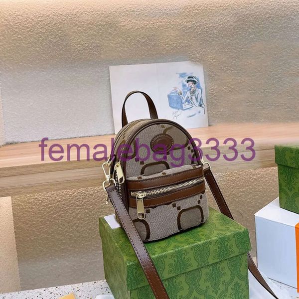 Stil Designer kleiner Rucksack für Frauen Hobo-Rucksäcke G Gepäck Tragetaschen Rucksack Metallreißverschluss Schultasche Brief Büchertasche Reisetaschen Handtaschen Geldbörse Rucksack