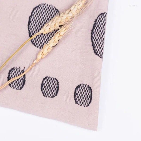 Жаккард хлопка сплетенный тканью льняной для шить материала лета платья