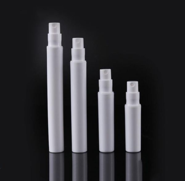 Großhandel leere Probensprühflaschen 2 ml 3 ml 4 ml 5 ml weiße Kunststoff-Parfümflaschenfläschchen 1000 teile/los SN889