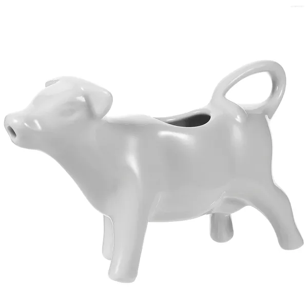 Conjuntos de louça cerâmica jarro de leite porcelana jarro creme xarope desenhos animados servindo café dispensador