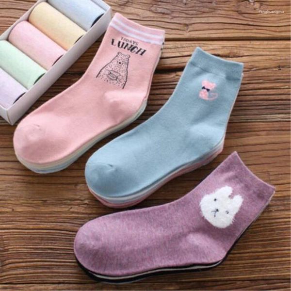 Женские носки по низкой цене Four Seasons, японская корейская версия трубки