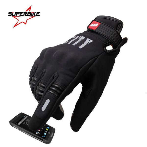 Guanti da ciclismo Guanti da moto Uomo Touch Screen Racing Uomo Dito intero Estate Moto Moto Bicicletta Bici Riflettente Motocross Luvas 231031