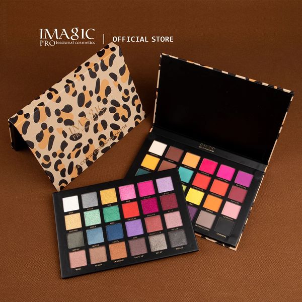 Sombra de olho IMAGIC 48-Color Eyeshadow Palette Shimmer Glitter Matte Feminino Maquiagem Atacado Cosméticos Longa Duração À Prova D 'Água Beleza Pó 231031