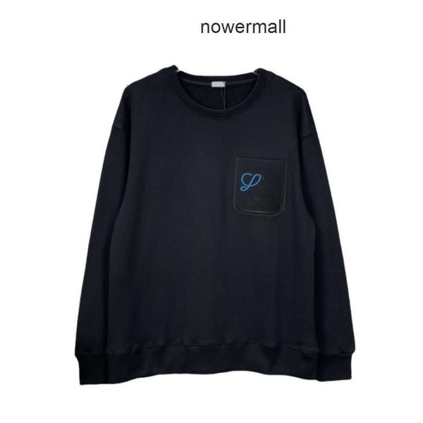 Neck lowewe Loose lowe Loewees Herbst loeewe Designer Frühling Frauen T-shirt Unten Mode Und Und Luxus Runde Stickerei Chaopai Hemd Pullover Herren Große Des 4VEZ