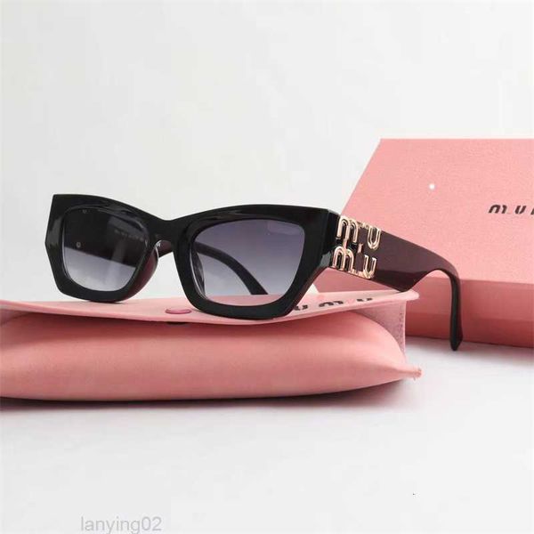 Miu óculos de sol moda óculos oval frame designer óculos de sol feminino lentes anti-radiação masculino retro óculos com aaa +