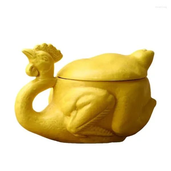 Bowls Kaffeetasse mit süßem Küken, seltsam, 220 ml, 3D-Huhn, lustige, lebensechte Form, Wasserbecher für Tee, Milch und andere Getränke