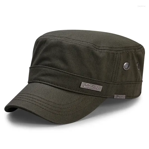 Шариковые кепки, весенняя армейская плоская кепка с большой головой, мужская летняя хлопковая кепка в стиле милитари с сеткой 55-60 см, 60-65 см