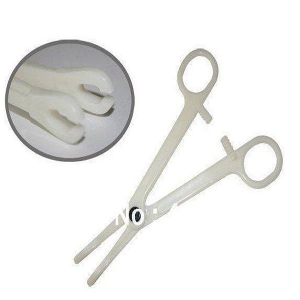 Whole-OP-50 pcs Pinça de piercing descartável braçadeira esterilizada piercing tools325m