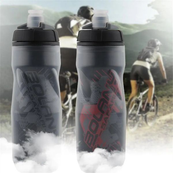 Wasserflaschen Käfige BolanyBicycle Bottle Light Mountain PP5 Heatand IceProtected Outdoor Sports Cup Fahrradausrüstung 710ml 231030