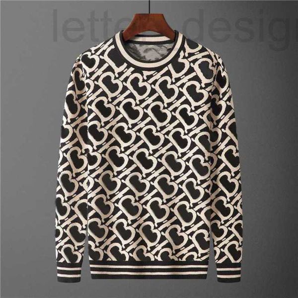 Erkek Sweaters Tasarımcısı Lüks Tasarımcı Sweater Yuvarlak Boyun Mektubu Nakış İlkbahar/Kış Yeni Yıldız Aynı Stil Kaşmir Örme Günlük Kadınlar