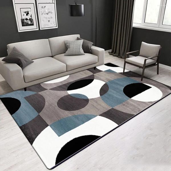 Ковры 5005 Nordic Tie-Dye Carpet Оптовая продажа плюшевый коврик Гостиная Спальня Кровать Одеяло Напольная подушка для дома