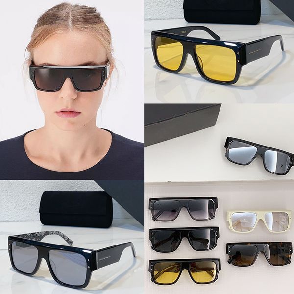 Designer-Sonnenbrille mit klassischem quadratischem Brillengestell in Schwarz für Damen und Herren, Retro-Stil, UV400-beständig, Vollformat-Modebrille DG4459