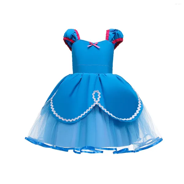 Vestidos de menina crianças casamento para meninas 18m-6 anos traje de aniversário vestido de festa pageant tutu infantil masquerade fofo