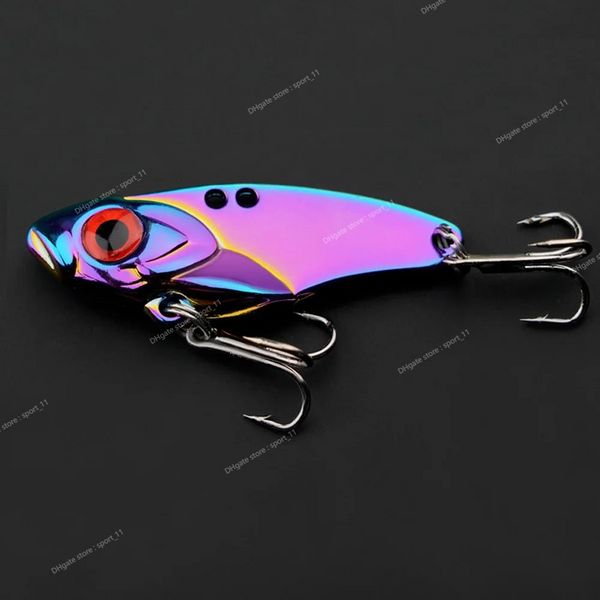 Metal Vib Blade Vibration Spinner Spoon Tesce da pesca che affondano maschere da esche dure Trout Tackle Pesca per tutte le esche per pesca a pesca a lungo strato d'acqua