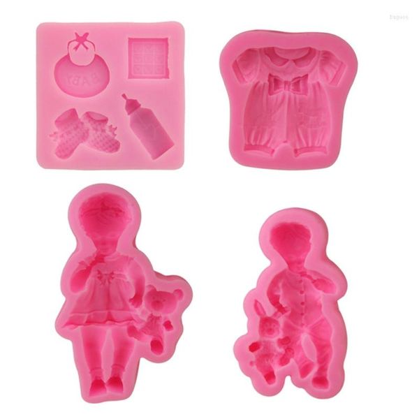 Backformen 3D Fondant Exquisite Baby Thema Schokolade Süßigkeiten Form Polymer Handwerk DIY Home M6CE