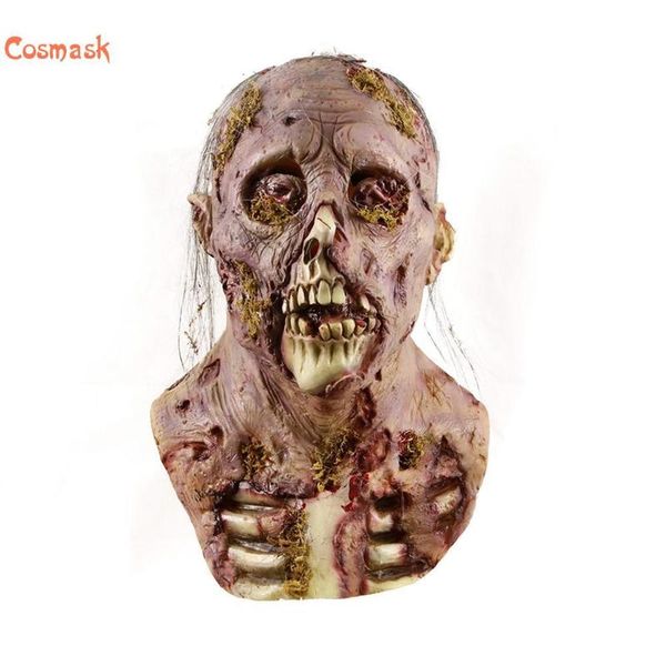 Maschere per feste Cosmask Halloween Zombie Briofite Mostro biochimico Copricapo Terribile Cosplay Casa stregata Horror 220901