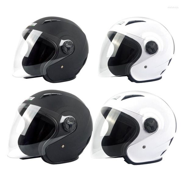 Capacetes de motocicleta Capacete de bicicleta elétrica Face Face Clear Lens Menino Mulheres Sumorn Scooter Motorbike Moto Bike