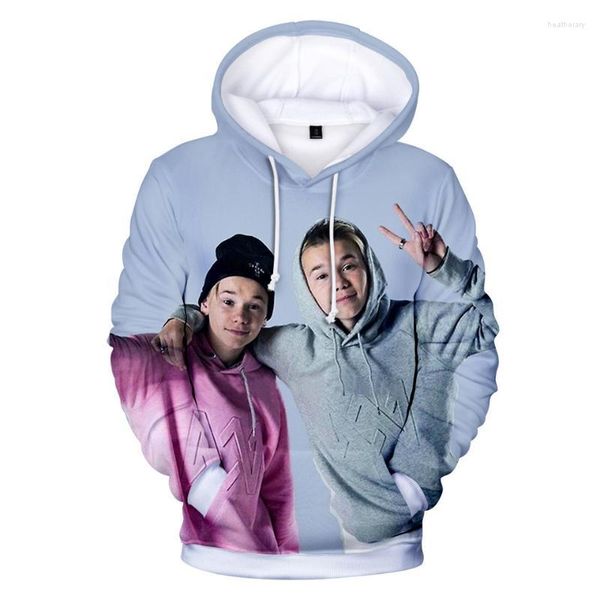 Felpe con cappuccio da uomo da 3 a 14 anni Bambini Ragazzi Ragazze Marcus Martinus 3D Ragazzo / ragazza Hip Hop Harajuku Giacca Pullover per bambini