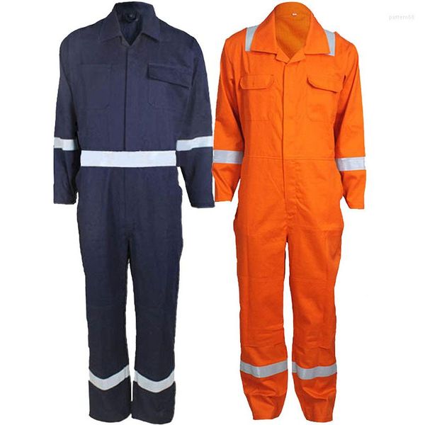 Herren Traursanzuiten Reflektierende Sicherheitsbekleidungsbedeckungen f￼r Mann Schwei￟anzug Maschine Reparatur Flammhemmende Workshop Uniformen