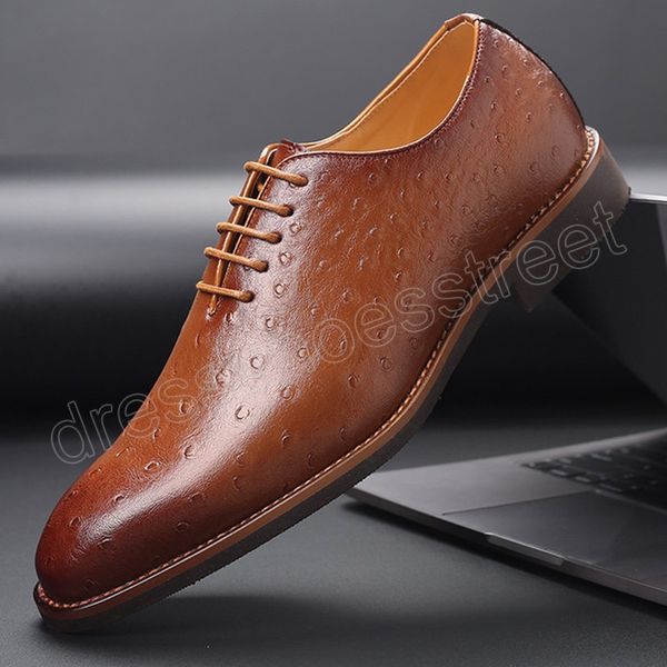 Casuales Oxford Shoes Men Office Business Suit Dress Shoes Mens Wedding Formal Shoes Man Zapatos Hombre