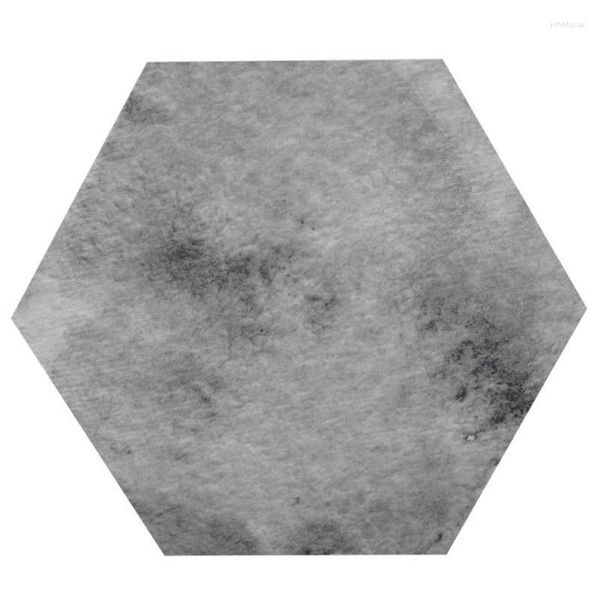 Simulazione di confezione regalo Adesivo per pavimento in piastrelle autoadesivo antiscivolo impermeabile con modello unico esagonale