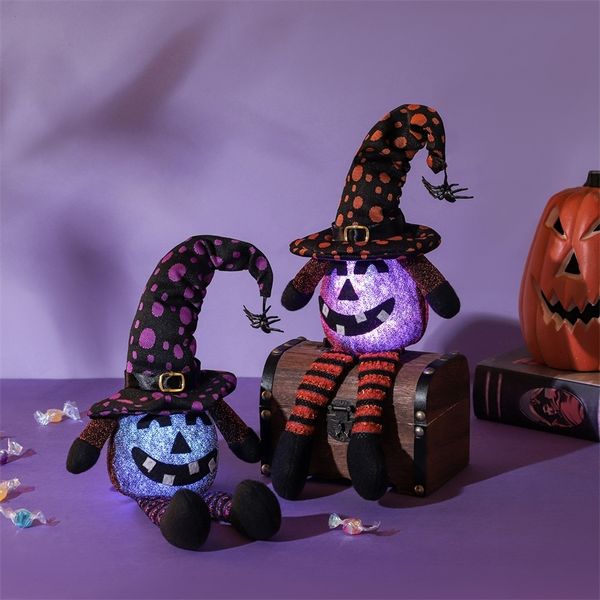 Decorazione per feste 2023 Halloween Doll Bar Decorazioni Ghost Spider Wizard City Cine Cine Kids Gift Happy Halloween Desktop Desktop Descrizione per la casa Forniture 220908