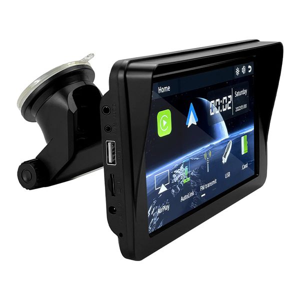 Autoradio Audio Video Wifi Wireless Apple CarPlay Android Auto Parabrezza Montaggio Cruscotto Regolazione Telescopica