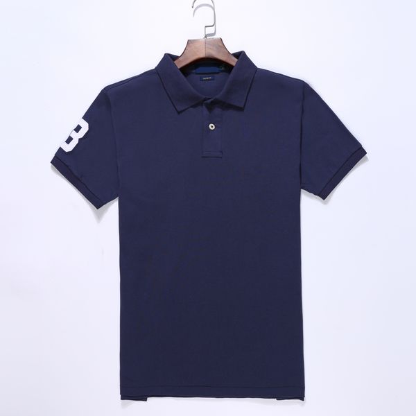 2022smen Luxury Brand Business Revers Shirt Casual Short Sleeve Sticked Top Slim Fit T-Shirt S-2xl Männliches Tee Reiten Logo Hochwertiger Designer