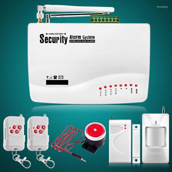 Система тревоги беспроводной GSM Home Security Security System System Auto Dialer SMS SIM -карт звонок 433 МГц