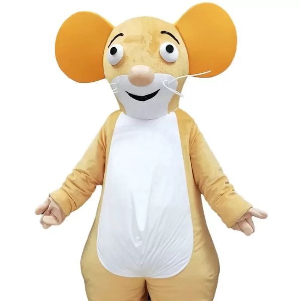 2022 Performance Mouse Mascot Trajes Halloween Fancy Fanche Party Cartoon Carreno Carnival Xmas Páscoa Páscoa Prays Birthday Festume Costume