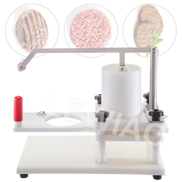 LEWIAO Hamburger Patty Shaping Making Machine Round Antiaderente Carne Burger Press Meat Pie Maker Utensile da cucina