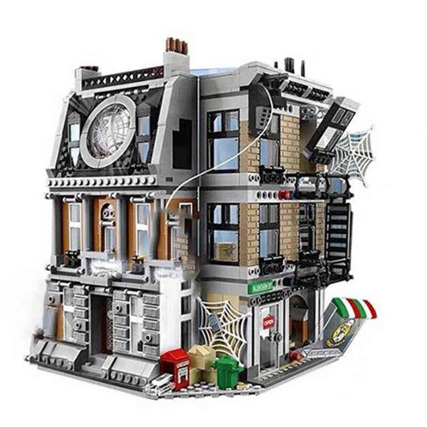 Blöcke Blöcke 76108 Architektur setzt die Erstaunen der Serie Bausteine DIY Sanctum Sanctorum Showdown Bricks Assembly Spielzeug für Kindergeschenke T220901