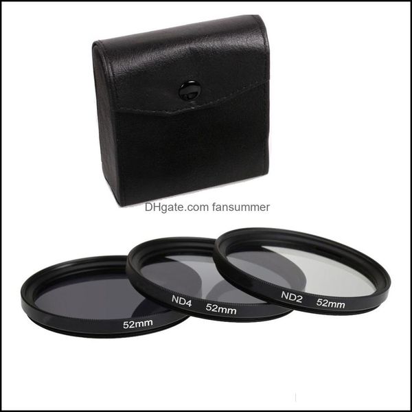 Filter 3 in 1 Grau Nd2 Nd4 Nd8 Objektiv Filter Kit Set 49mm 52mm 55mm 58mm 62mm 67mm 72mm 77mm für Canon Nikon Kamera Drop Del Fansummer Dhp9K